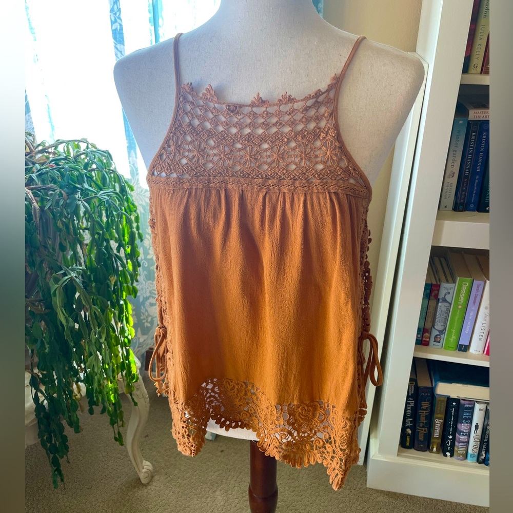crochet boho tank